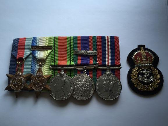 CANADIAN RCN  5 MEDAL WW2 GROUP, ATTRIBUTABLE